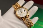 Rolex Day-Date Replica Watch Dial Mother Of Pearl Custom Gold Wrapped 36mm - Image 4