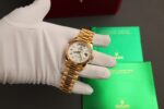 Rolex Day-Date Replica Watch Dial Mother Of Pearl Custom Gold Wrapped 36mm - Image 3