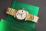 Rolex Day-Date Replica Watch Dial Mother Of Pearl Custom Gold Wrapped 36mm - Image 8
