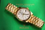 Rolex Day-Date Replica Watch Dial Mother Of Pearl Custom Gold Wrapped 36mm - Image 7