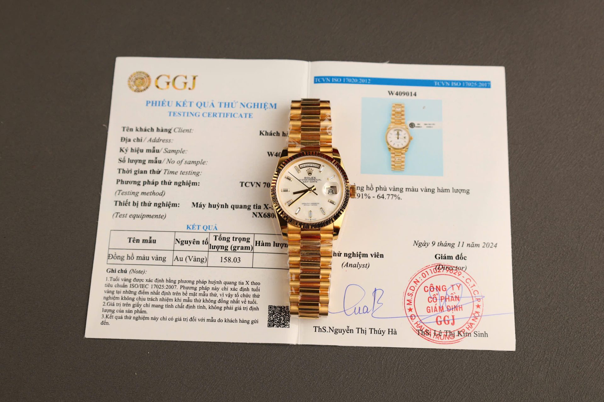 Dong-Ho-Rolex-Day-Date-Che-Tac-Boc-Vang-That-Mat-So-Kham-Xa-Cu-36mm-8.jpg Rolex Day-Date Replica Watch Dial Mother Of Pearl Custom Gold Wrapped 36mm - Image 1