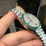 Rolex Day-Date Luxury Fake Watches Custom Diamonds Moissanite Weight 200 Grams 40mm - Image 7