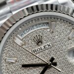 Rolex Day-Date Knock Off Watches Full Moissanite Dial Custom GM Factory 40mm - Image 4
