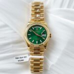 Rolex Day-Date Dial Green Copies Watch Weight 160gram Custom Gold Wrapped 36mm - Image 2