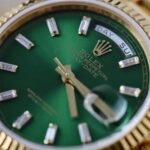 Rolex Day-Date Dial Green Copies Watch Weight 160gram Custom Gold Wrapped 36mm - Image 6