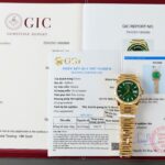 Rolex Day-Date Dial Green Copies Watch Weight 160gram Custom Gold Wrapped 36mm