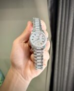 Rolex Day-Date Best Replica Watch Custom Moissanite Diamonds 36mm - Image 2