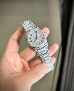 Rolex Day-Date Best Replica Watch Custom Moissanite Diamonds 36mm - Image 3
