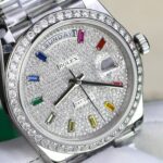 Rolex Day-Date Best Copies Watch Custom Diamonds Moissanite GM Factory 40mm - Image 8