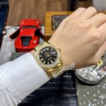 Rolex Day-Date Clone Watch Black Dial Moissanite Diamonds Custom 40mm - Image 9