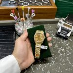 Rolex Day-Date Fake Watches Yellow Dial Moissanite Diamonds EW Factory 40mm - Image 2