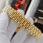 Rolex Day-Date Replica Watch Ruby Red + Moissanite Diamonds Gold Wrapped GM Factory 40mm - Image 9