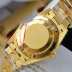 Rolex Day-Date Replica Watch Ruby Red + Moissanite Diamonds Gold Wrapped GM Factory 40mm - Image 8