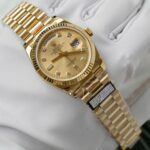 Rolex Day-Date M128238 Copies Watch Yellow Dial Weight 159Gram QF Factory 36mm - Image 2