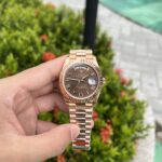 Rolex Day-Date Replica 1:1 Watch Chocolate Dial EW Factory 40mm