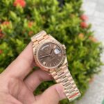 Rolex Day-Date Replica 1:1 Watch Chocolate Dial EW Factory 40mm - Image 2