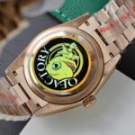 Rolex Day-Date Dial Chocolate Imitation Watches Weight 159 Grams QF Factory 36mm - Image 7