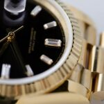 Rolex Day-Date Black Dial Knock Off Watches Weight 184 Grams QF Factory 40mm - Image 6