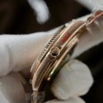 Rolex Day-Date Pink Sundust Dial Replica Watches Weight 186 Grams QF Factory 40mm - Image 6