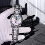 Rolex Day-Date Replica Watch Dial Mother Of Pearl Moissanite Diamonds Hong Kong 40mm - Image 2
