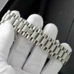 Rolex Day-Date Dial MOP Best Replica Watch Custom Moissanite Diamonds 36mm - Image 8