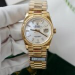 Rolex Day-Date MOP Dial Imitation Watches Weight 159 Grams QF Factory 36mm