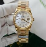 Rolex Day-Date MOP Dial Imitation Watches Weight 159 Grams QF Factory 36mm