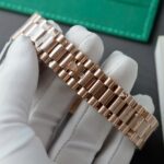 Rolex Day-Date Eisenkiesel Dial Copies Watch Gold Wrapped + Diamonds Moissanite GM Factory 36mm - Image 8