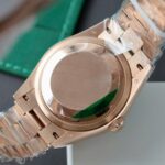 Rolex Day-Date Eisenkiesel Dial Copies Watch Gold Wrapped + Diamonds Moissanite GM Factory 36mm - Image 7