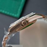 Rolex Day-Date Eisenkiesel Dial Copies Watch Gold Wrapped + Diamonds Moissanite GM Factory 36mm - Image 6