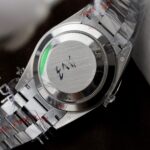 Rolex Replica Watch Day-Date Dial Meteorite Number Pile Diamond Moissanite 40mm - Image 9