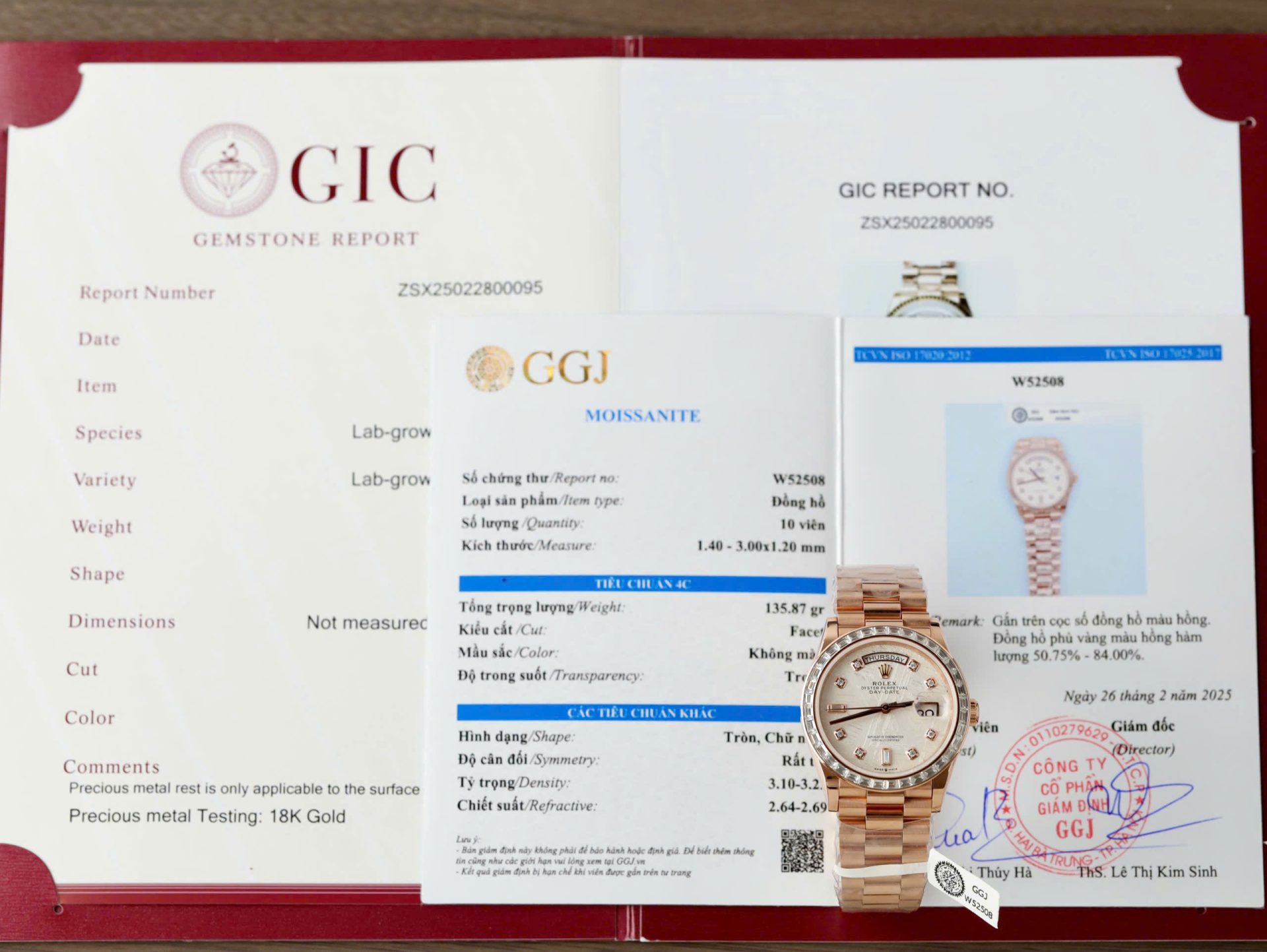 Dong-Ho-Rolex-Day-Date-Mat-Thien-Thach-Tuy-Chinh-Boc-Vang-That-Coc-So-Kim-Cuong-Moissanite-Baguette-36mm-9.jpg Rolex Day-Date Meteorite Dial Custom Gold Wrapped + Moissanite Diamonds Baguette 36mm - Image 1