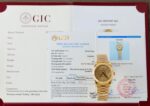 Rolex Day-Date Yellow Champagne Dial Imitation Watches 18K Gold Warapped GM Factory 40mm