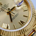 Rolex Day-Date Yellow Champagne Dial Imitation Watches 18K Gold Warapped GM Factory 40mm - Image 6