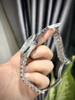 Rolex Day-Date Replica Watch Ice Blue Dial Number Pile Arabic GM Factory 40mm - Image 5