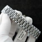 Rolex Day-Date Men Replica Watch Diamonds Moissanite + Sapphire Baguette Custom 40mm - Image 10