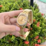 Rolex Day-Date Best Replica Watch Diamond Bezel Champagne Dial 40mm - Image 5
