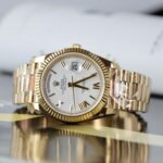 Rolex Day-Date Replica Watches White Dial Weight 181 Grams GM Factory 40mm - Image 4