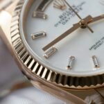 Rolex Day-Date Rose Gold Replica Watch Dial Mother Of Pearl QF Factory 36mm - Image 5