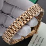 Rolex Day-Date Rose Gold Replica Watch Dial Mother Of Pearl QF Factory 36mm - Image 8