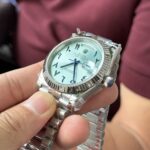 Rolex Day-Date Replica Watch Blue Dial Arabic Markers GM V2 40mm - Image 4