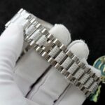 Rolex Day-Date Best Replica Watch Meteorite Dial Moissanite Diamonds Custom 40mm - Image 9