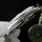 Rolex Day-Date Best Replica Watch Meteorite Dial Moissanite Diamonds Custom 40mm - Image 7