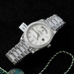 Rolex Day-Date Best Replica Watch Meteorite Dial Moissanite Diamonds Custom 40mm - Image 3