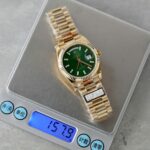 Rolex Day-Date Replica Watch Green Index Dial Weight 158 Grams QF Factory 36mm - Image 2