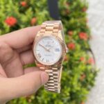 Rolex Day-Date Rose Gold Best Replica Watch White Dial 40mm - Image 4