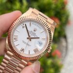 Rolex Day-Date Rose Gold Best Replica Watch White Dial 40mm - Image 5