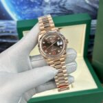 Rolex Day-Date Replica Watch With Red Ruby Dial EW Factory 40mm - Image 2