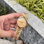 Rolex Day-Date Replica 1:1 Watch Champagne Dial Jubilee Strap 40mm - Image 2