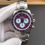 Rolex Luxury Replica Watches Daytona 116508 Warm Burgundy Best Quality 40mm